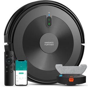 Aspirateur robot Bagotte, nettoyeur de sols sans fil, balai et serpillière, aspirateur à eau pour la maison, Robot V - Product Image 1