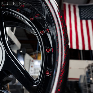 Roue concave OEM 2 pièces moyeu forgé roue sport concave profonde en fibre de carbone 18 19 20 21 22 24 26 pouces voitures de tourisme 5x120 - Product Image 4