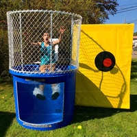 Promotion estivale : Cabine de plongeon aquatique portable d'extérieur pour jeu de plongeon