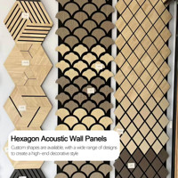 Panneaux acoustiques pour plafond suspendu, panneaux en fibre de polyester PET, absorption acoustique, dalles carrées, taille personnalisée