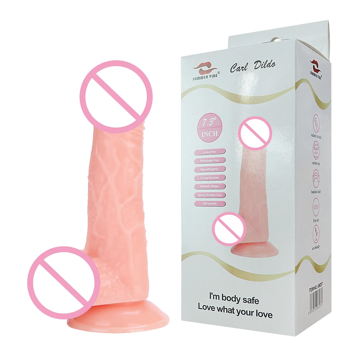 Vibrador de silicone para mulheres, brinquedo sexual estimulante de 7 polegadas, preço de fábrica, com sucção forte, para mulheres e adultos, pvc, para mulheres, brinquedo sexual