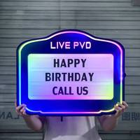 Présentateur de service de bouteilles VIP avec panneau MESSAGE LED personnalisé pour discothèque, bar et salon, événements de fête