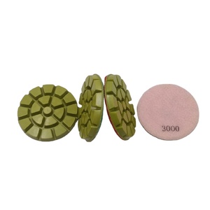 Almohadillas de Pulido de Diamante de 100 mm (4 Pulgadas) de Diámetro y 10 mm de Grosor para Uso en Húmedo y Seco en Concreto Endurecido - Product Image 2