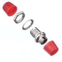 Small D Fiber Optic Adapter Engineering Telecom Grade Metal Round Flange Fiber Optic Connector FC Communication Cables Product