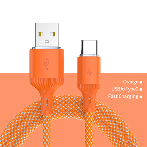 Cavo USB Type-C Intrecciato in Nylon da 60W per Ricarica Rapida e Trasferimento Dati, Compatibile con Xiaomi, <span class=keywords><strong>Samsung</strong></span>, Huawei - Product Image 1