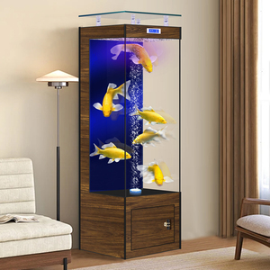 Réservoir de poissons rouges intelligent de petite et moyenne taille (type vertical de salon) avec fonction de changement d'eau de filtration arrière sans tuyau - Product Image 6