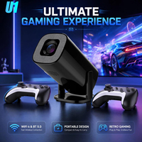 Projecteur de jeu portable U1, 200 lumens, HD, Android, double WiFi, BT, multifonction, home cinéma intelligent, écran large