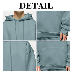 Sudaderas con Capucha de Algodón Unisex de Alta Calidad KingSen, Ropa Casual Cómoda para Invierno, Sudadera con Capucha Lisa para Hombre y Mujer - Product Image 6