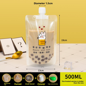 Bolsa de Embalaje Segura con Boquilla de Succión de 0.8 cm, Bolsa con Boquilla Superior para Alimentos, Grado Alimenticio PET/PE para Bebidas Líquidas, <span class=keywords><strong>Yema</strong></span> de Huevo - Product Image 2