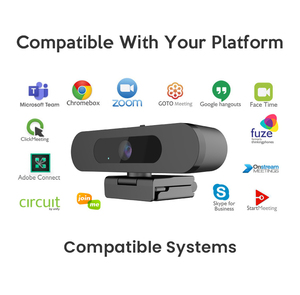 1080p Hello Webcam Face Recognition Camera Built-<b>in</b> Microphone Fixed USB <b>Plug</b>&<b>play</b> Laptop WebCam for Conference MT822WH 1080p Wi - Product Image 2