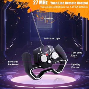 Ept Cyber Pickup điện điều khiển từ xa xe đầu chiếu sáng 25cm không dây sạc RC đường Đồ chơi xe cho trẻ em 27MHz - Product Image 5