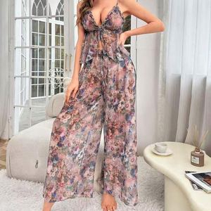 Lingerie sexy à volants en polyester, robe de nuit à manches courtes pour femmes, grande taille - Product Image 4