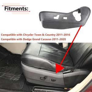Seat Trim Panel 1UQ99BD1AB For Dodge Chrysler 2011-2018 ABS Black Gray <b>Car</b> <b>Interior</b> Part - Product Image 4