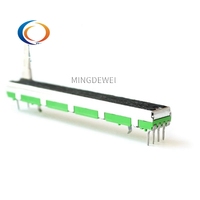 Table de mixage lecteur 60mm fader potentiomètre à glissière droite B10K B103/longueur de la poignée 15mm / 6 pieds double 2 canaux