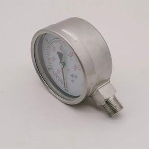 Todo o aço inoxidável resistente à corrosão e à temperatura 316SS Manômetro Óleo Enchido Manômetro de Pressão de 4 Polegadas - Product Image 3