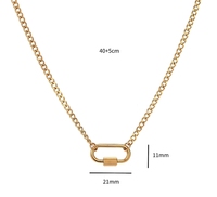 Collar con Colgante de Corazón Personalizado con Letra de Amor, Chapado en Oro de 18K, Acero Inoxidable, Certificación CE