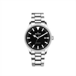 Montre mécanique automatique pour homme polie miroir Mouvement Miyota 9015 Boîtier en acier inoxydable 316L Boucle à ardillon Montre-bracelet - Product Image 3