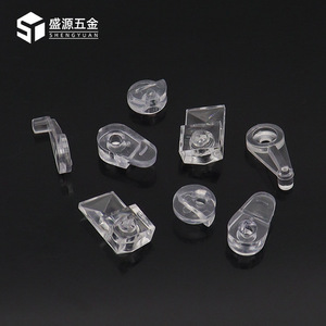Shengyuan <b>Mirror</b> Fixing Clips Transparent <b>Plastic</b> Rectangle Cabinet Glass Corner Buckles For Bathroom Vanity - Product Image 2