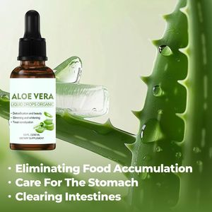Olli Oem Natuurlijk Supplement Halal Aloë Vera Extract Vloeibare Afslanking 60Ml Aloë Vera Druppels - Product Image 3