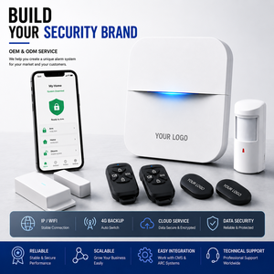 Système d'<span class=keywords><strong>alarme</strong></span> intelligent OEM ODM WiFi 4G GSM ABS pour les entreprises de <span class=keywords><strong>sécurité</strong></span> avec contrôle RFID et application - Product Image 2