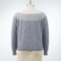 Pull en cachemire 100% pour femme, anti-rides, anti-rétrécissement, anti-boulochage, tricot brossé, manches longues, col rond