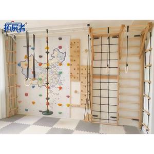 Mur d'escalade pour enfants à l'intérieur, fabrication directe, structure d'escalade personnalisée à faire soi-même pour l'entraînement à domicile - Product Image 4