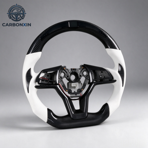 Volant en cuir chauffant en fibre de carbone avec écran LED personnalisé pour Nissan Altima Teana 2019 2020 2021 2022 2023 2024 - Product Image 2