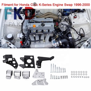 Support de moteur modifié de moteur de voiture d'accessoires de voiture en gros d'usine pour <span class=keywords><strong>Honda</strong></span> Civic 96-00EK K4 K20 <span class=keywords><strong>K24</strong></span> - Product Image 3