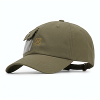 Casquette de baseball vintage personnalisée avec logo, 100% polyester, séchage rapide, respirante, maille ajustable, style sportif