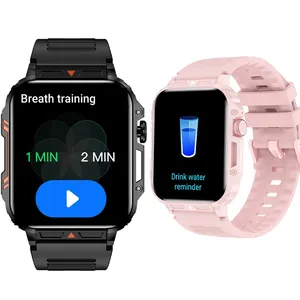 V81 intelligente uhr IP68 wasserdicht Outdoor Smart Watch digitale Sportuhr für Herren Fitness Blut-Sauerstoff-Monitor-Uhr