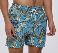 Short de bain décontracté pour homme, taille mi-haute, 100 % polyester, avec cordon de serrage, œillets, séchage rapide, idéal pour la plage et le surf