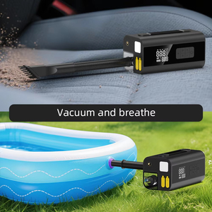 เครื่องจั๊มพ์สตาร์ทรถยนต์แบบพก<span class=keywords><strong>พา</strong></span>อเนกประสงค์ 2000A พร้อมเครื่องดูดฝุ่น ปั๊มลมเติมลมยาง 150psi หน้าจอดิจิตอล ไฟ LED และพาว<span class=keywords><strong>เวอร์</strong></span><span class=keywords><strong>แบงค์</strong></span> - Product Image 5