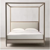 Indoor Neuankömmling Luxus Mode Holzrahmen Schlafzimmer Massivholz Moskito netz Vorhang Benutzer definierte Möbel Schlafzimmer Sets Holzrahmen