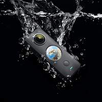 Caméra d'action Insta360 One X2 360°, 4K panoramique, diffusion en direct, édition IA, WiFi, commande vocale, étanche