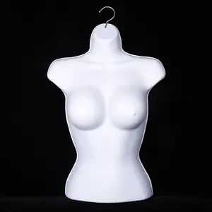 Negozio di abbigliamento Halfbody cremagliera manichino per bambola umana espositore di alta qualità in bambù canapa modello di oggetti di scena per donna