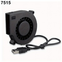Ventilateur de refroidissement sans balais USB 75mm pour imprimante 3D 5015 7515 7525 7530 DC Cooler Power Inverter Air Pump for PC CPU