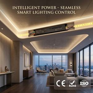 Controlador LED Inteligente Tuya de 400W, Fuente de Alimentación de Voltaje Constante, Control por Aplicación WiFi, Transformador Arquitectónico Profesional - Product Image 1