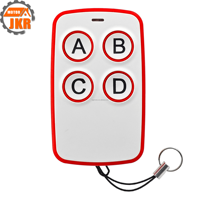 Best-seller 433MHz 4 boutons RF télécommande automatique ouvre-porte en métal Clones diverses données de l'émetteur