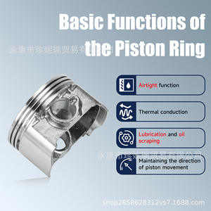 Kit de réparation et de mise à niveau du moteur Predator Piston 39 mm en aluminium à dessus plat pour moteur 212 cc - Product Image 5