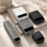 Luxuriöse Starre Schmuck-Geschenkbox mit Eigenem Logo Bedruckte Papier-Verpackungsbox für Schmuck, Ohrringe, Armbänder und Kosmetik-Aufbewahrung