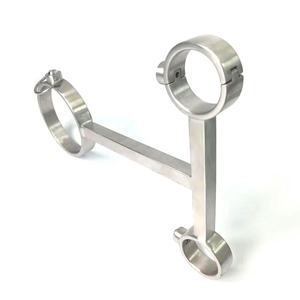 काले सम्राट स्टेनलेस स्टील कॉलर कलाई के साथ टी प्रकार बंधन बीडीएसएम सेक्स खिलौने थोक के वयस्क खिलौने - Product Image 4