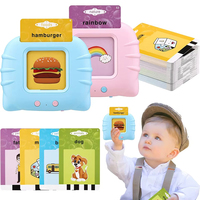 Machine d'Apprentissage d'Anglais Éducative avec Cartes Flash Parlantes et Jeux de Mots Fréquents, Livre Électronique, Activité Interactive, Cadeau pour Enfants