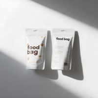 Sacs d'emballage alimentaire biodégradables à fermeture éclair, réutilisables, pour poulet, aliments pour animaux, aliments congelés, qualité alimentaire
