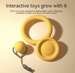 कुत्ते खिलौना पेशेवर सर्कल च्यू-प्रतिरोधी फ्लोटिंग प्रशिक्षण कुत्ते खिलौना, कुत्ते चबाने खिलौना - Product Image 5