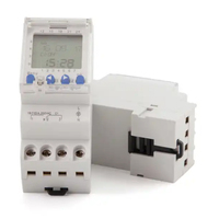 Temporizador Digital Programable SINOTIMER TM922 de 2 Canales, Reloj de 24 Horas, Intervalo de Segundos, Interruptor de Riel DIN, Relé Inteligente de 7 Días