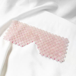 Mascarilla <span class=keywords><strong>Facial</strong></span> de Jade Natural, Cuarzo Rosa, Amatista y Jade Verde, Relajante, Alivia la Hinchazón con Terapia de Frío y Calor - Product Image 4