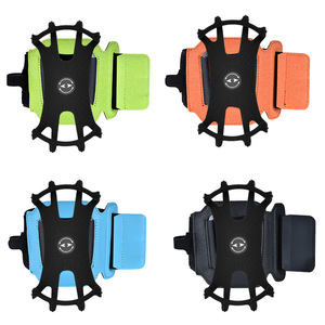 Detachable Rotating Jogging Arm <b>Wristband</b> Sports Convenient Fitness Running Pouch Outdoor Activities Plaid Mobile Nylon - Product Image 6