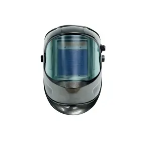용접 헬멧 자동 어둡게 용접 헬멧 낮은 볼륨 알람 헬멧 보호 내열 통기성 마스크