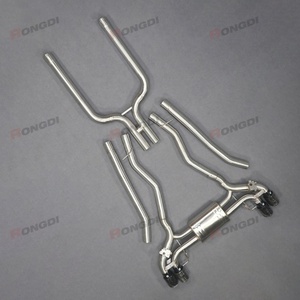 ท่อไอเสีย Valvetronic Catback ขนาด 3.0 นิ้ว สำหรับ BMW M5 F90 4.4T ปี 2018-2021 ผลิตจากสแตนเลส 304 พร้อมปลายท่อไอเสียแบบ 101Four-Tip - Product Image 2