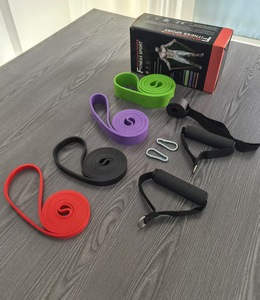 Bandes de résistance personnalisées avec logo, bandes de fitness en TPE, bandes élastiques de résistance variées - Product Image 6